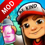 地铁跑酷破解版全皮肤全滑板全背饰(Subway Surf)v3.63.0 安卓版